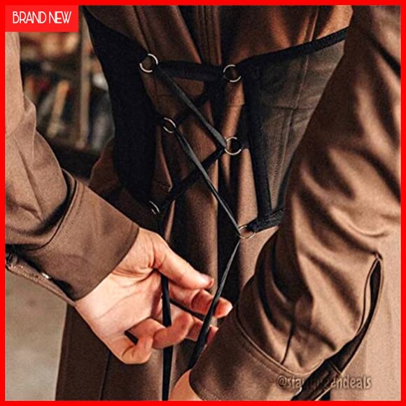 Steel Boned Mesh Waist Corset Belt for Women Gothic Punk Fashion main image 4